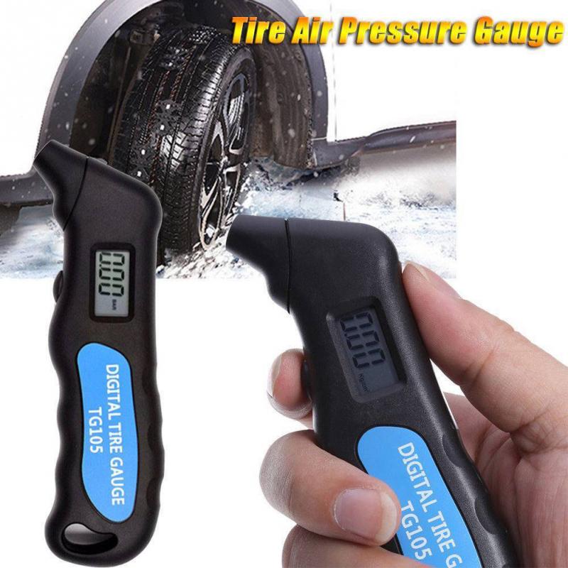 Mini TG105 TG101 LCD Digital para neumático de coche calibrador de neumáticos medidor herramienta manómetro barómetros medidor de espesor de presión de aire