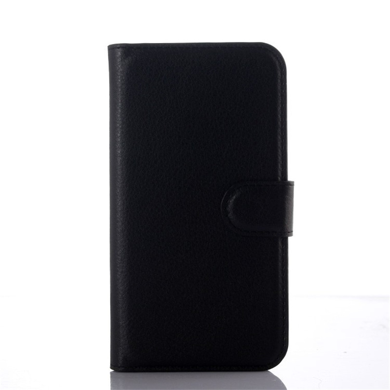 For Huawei SCL-L21 Case Wallet PU Leather Back Cover Phone Case For Huawei Y6 SCL-L21 / Huawei Y6 Lte Case Flip Protective Bag: Black