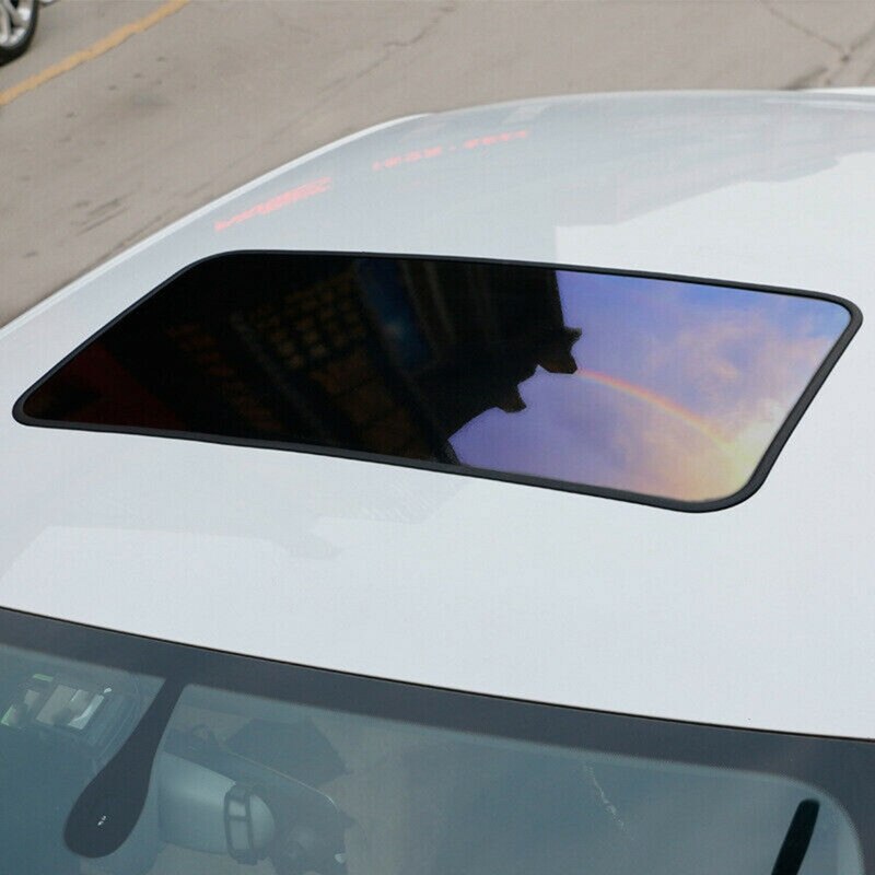 Bil tagindretning panoramisk ovenlysdækselfilm klistermærke beskyttelsessæt , 80 x 40cm
