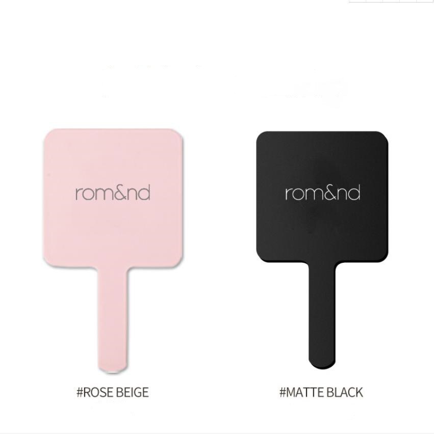 Romand Handheld Makeup Mirror Acrylic All-round Square Mirror 2.75 inches Cosmetic Hand Mini Mirror Ladies Makeup Mirror