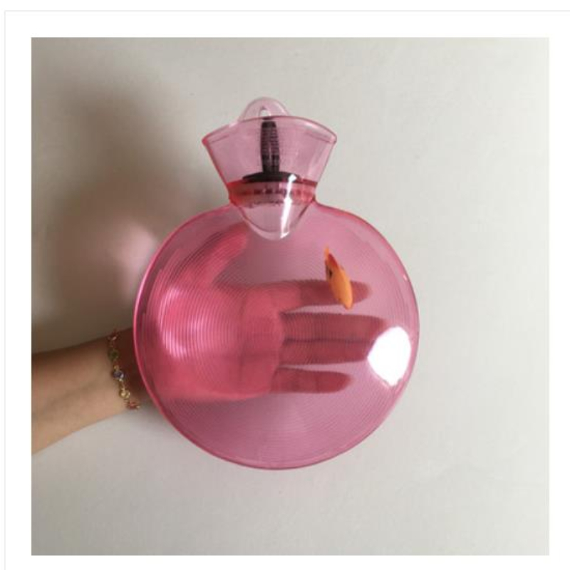 Borsa scaldamani a forma di cuore bottiglia di acqua calda di lavaggio in PVC riscaldamento della pancia invernale iniezione d&#39;acqua sicurezza antideflagrante: 1L-4