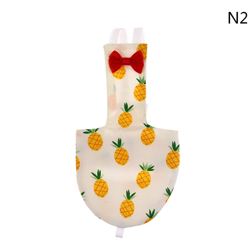Pañal de loro con correa ajustable con pajarita, ropa de bolsillo anticaca, colorido Floral, cacatúa, palomas, pájaro, vuelo: -N2