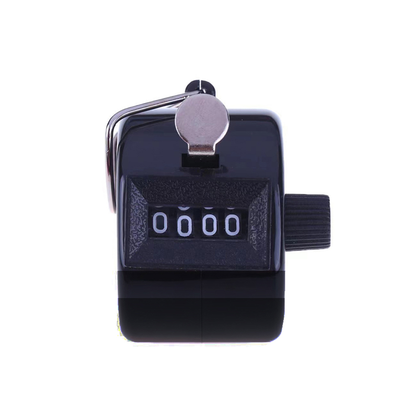 0-9999 Digit Number Tally Counter Clicker 4 Timer Data To Count Soccer Golf Cargo Inventory Traffic Flow Conference Attendance