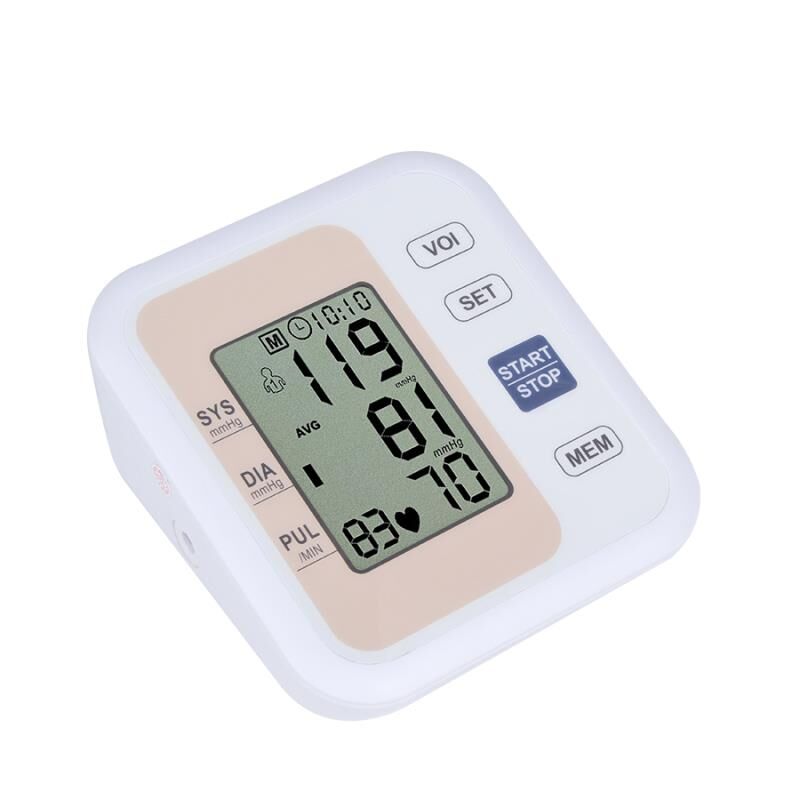 Automatic Digital Upper Arm Blood Pressure Monitor Heart Beat Rate Pulse Meter Tonometer Sphygmomanometers pulsometer for home