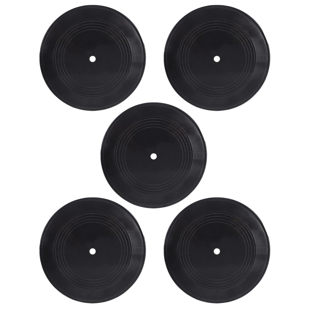 5pcs Blank Vinyl Records Indie Aesthetic Room Decor Wall Decorative Records