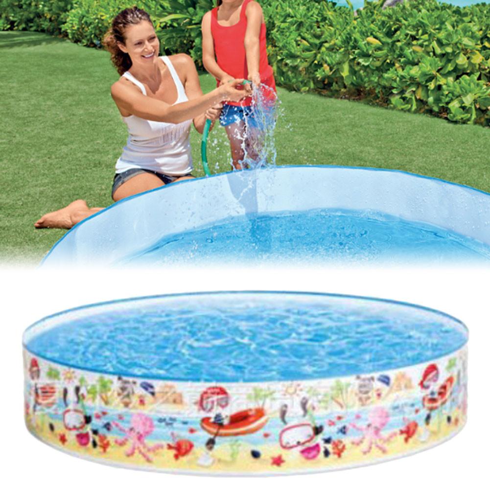 famille piscine Snap Set piscine enfants pataugeoire pour garçons filles en plein air eau Fun