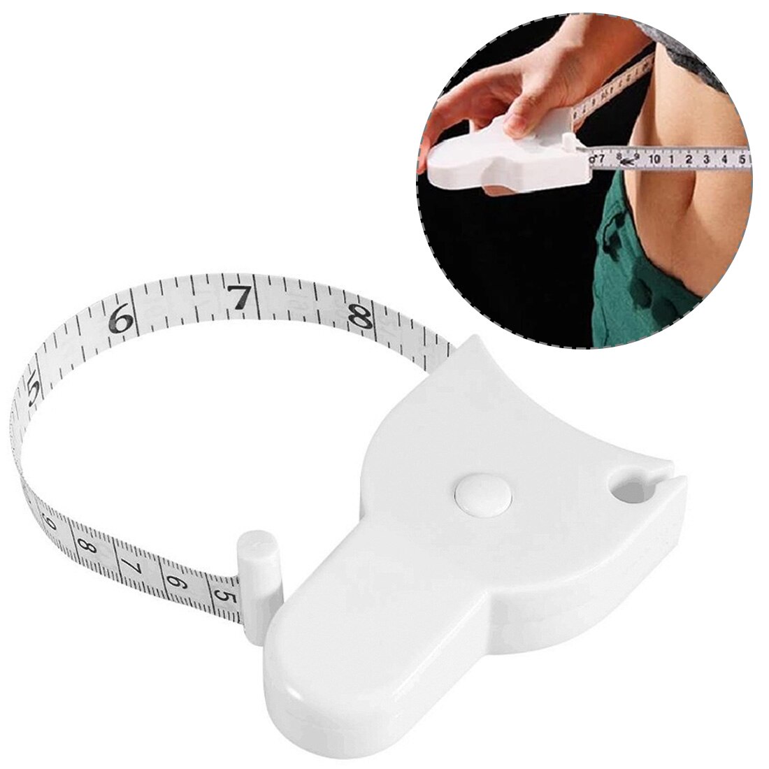 Retractable Ruler Measure Tap 150cm/ 60 Inch Fitness Accurate Fitness Caliper Body Waist Chest Arms Legs Measuring Tape