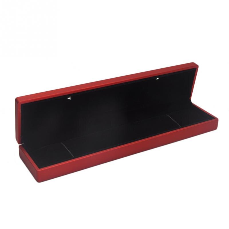 LED Light Wedding Ring Box Holder Marriage Organizer Heart Shape Display Velvet Ring Box Wedding Proposal Jewelry Storage