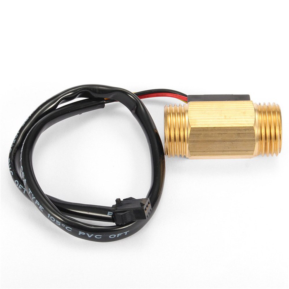 SS211M Lite Digital Flow Meter Brass Flow Sensor USC-HS21TI 1-30L/min Flow Water Sensor Powered by AAA Battery Portable Isentr: USC-HS21TI sensor