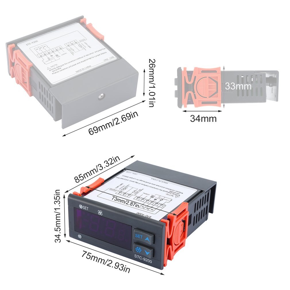 Eujgoov Thermostaat Sensor met Draad AC220V Digitale Zonneboiler Automatische Temperatuurregelaar Accessoire