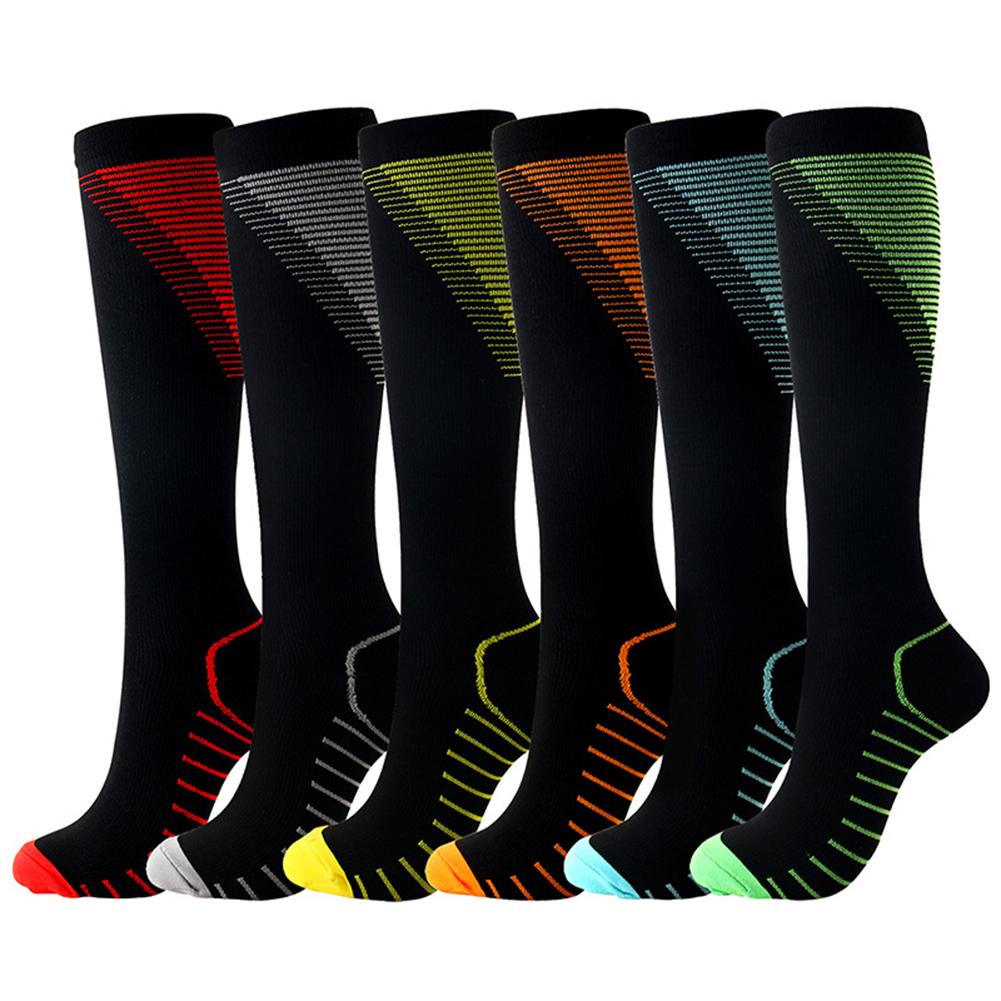 Men Women Outdoor Sports Football Soccer Running Nylon Compression Calf Socks Sports Football Soccer Running Nylon Calf Socks