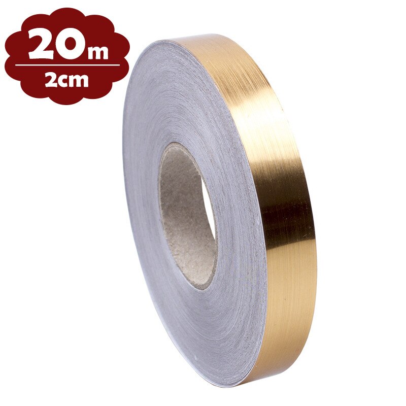 1 Roll Floor Tile Silver Gold Adhesive Strip Seam Sticker Mildewproof Ceramic Tape Self Adhesive Tile Sticker Home Decorations: width 2CM