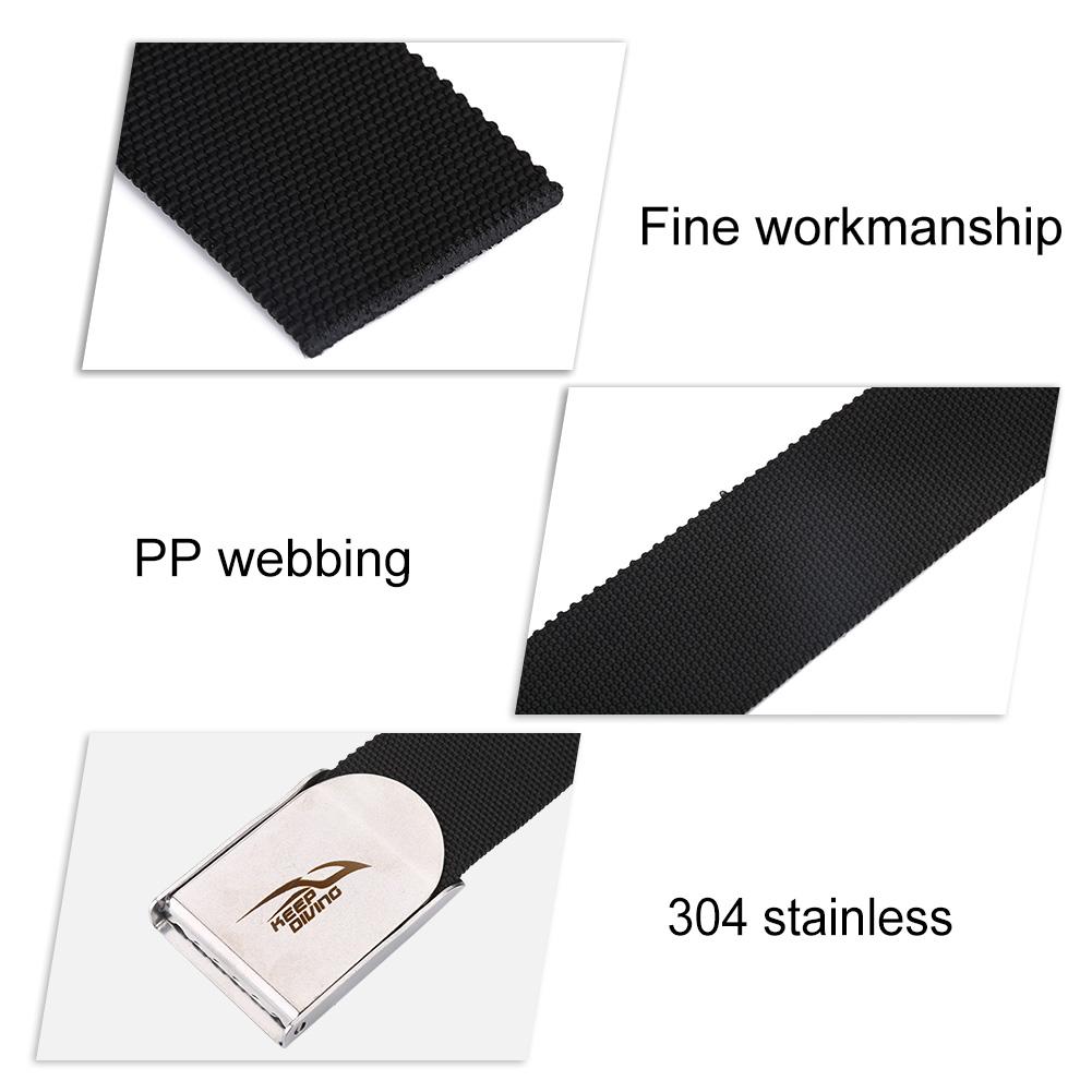 Ceinture de poids pour plongée sous-marine avec boucle à dégagement rapide