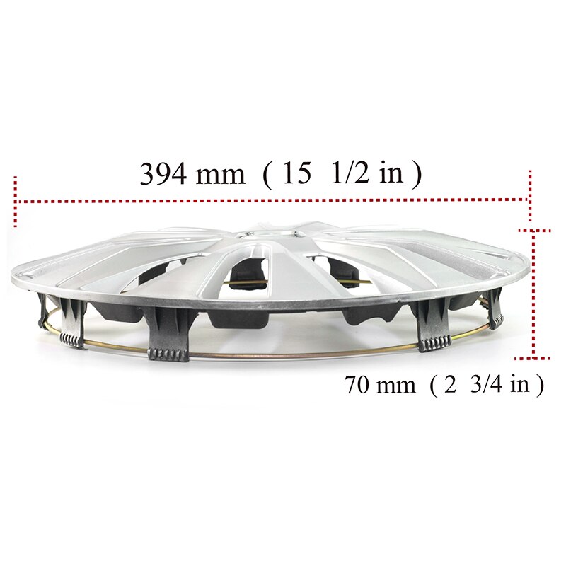 1 Piece 14" Wheel Center Cap R14 Rim Center Cover Universal Hub Cap With 12 Wheel Spoke Car Accessorie