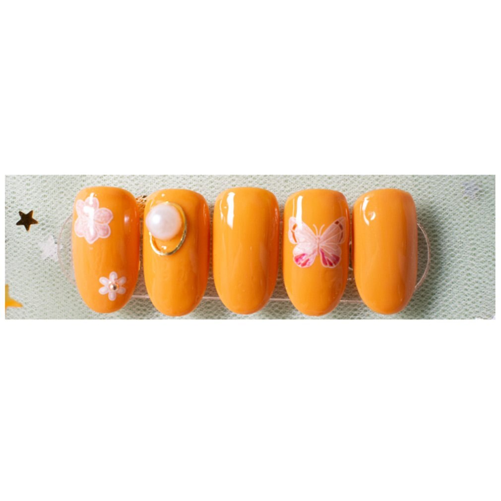 Nail Vlinder Sticker 3D Stickers Leuke Vlinder Nail Stickers Waterdicht Verfraai Nails Diy Template Creatieve Stickers