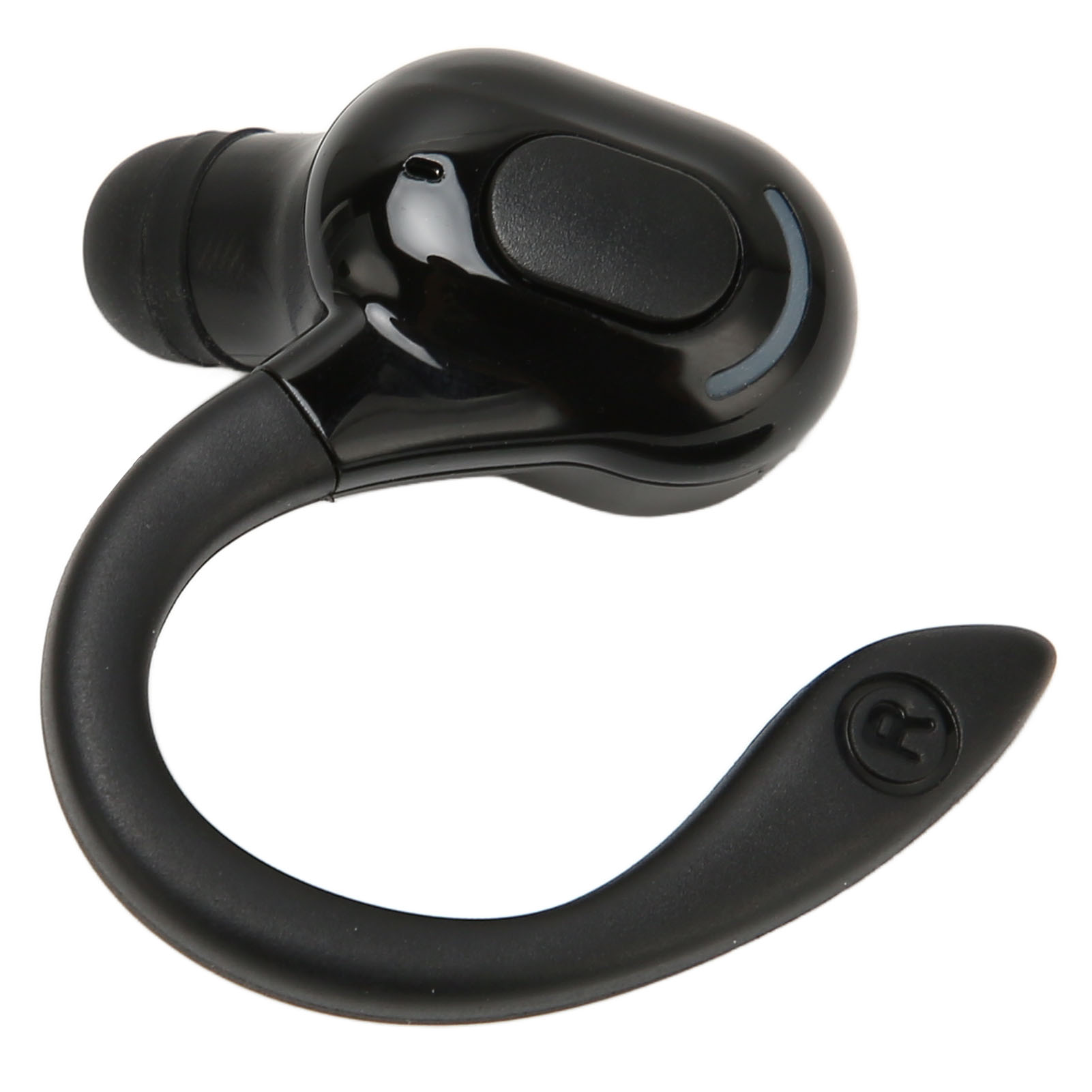 Single Ear Bluetooth Headset IPX4 Waterproof USB Charging Mono Wireless Earpiece 20H Playtime for Running Driving Gym Sport