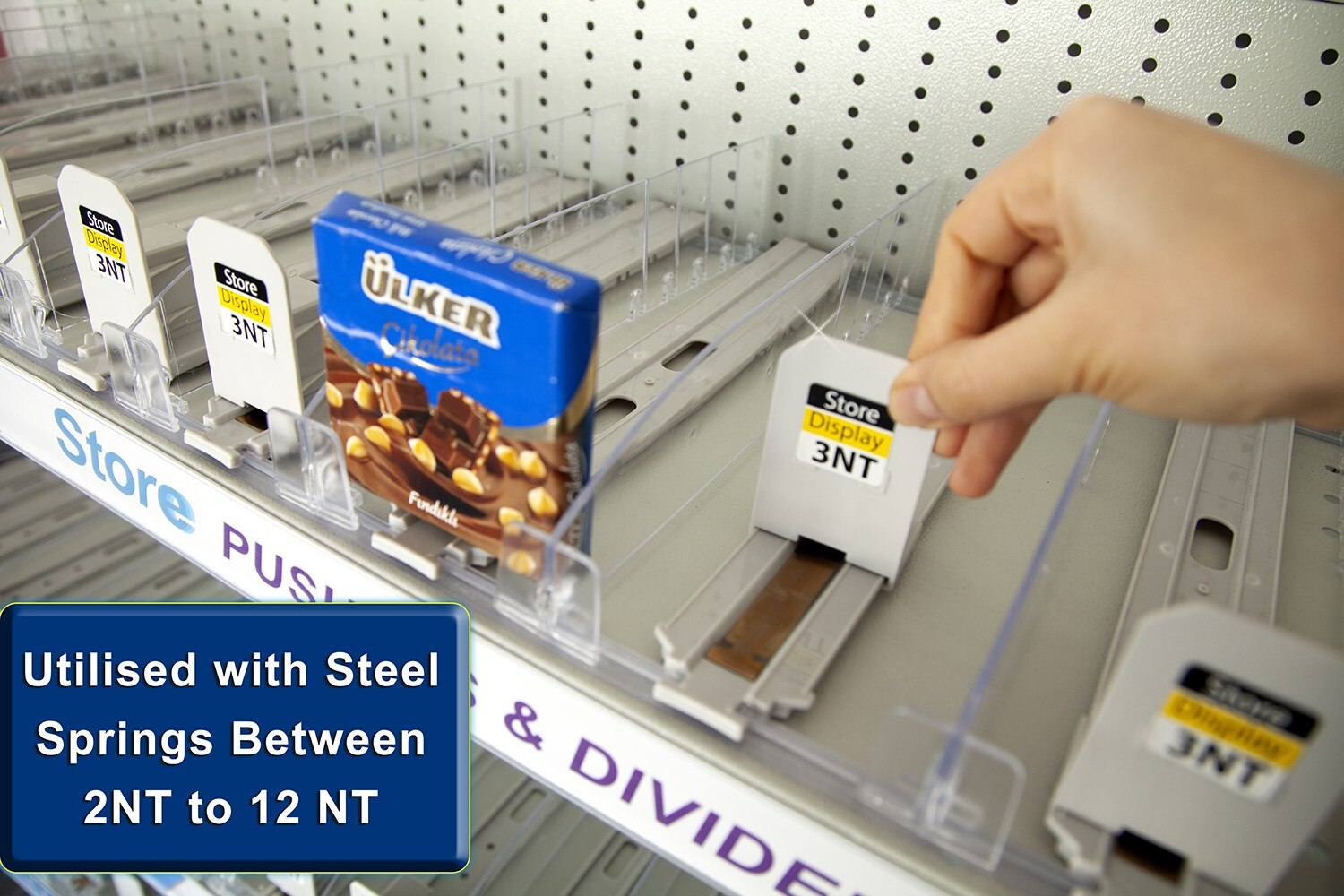 Store Pusher V2 Plastic all-in-one Store supermarket shelf V2 pusher divider propulsion locker drawer Cigarette drink container