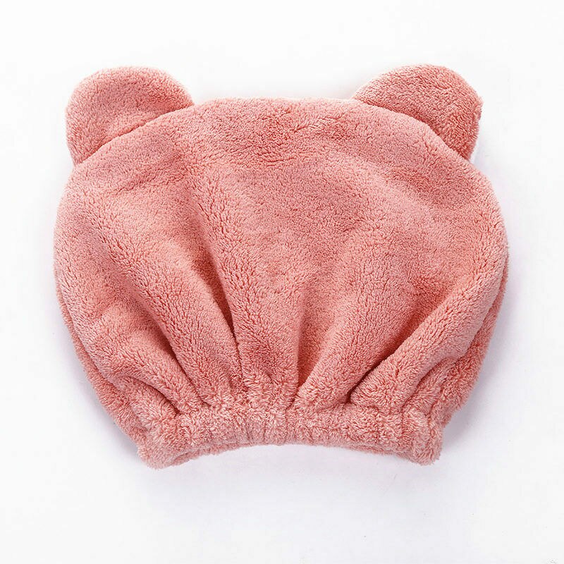 Schattige kindermeisjes jongens hoeden haar drogen tulband handdoek cartoon snel drogend haar gewikkeld badmuts dier borduurwerk super absorberend