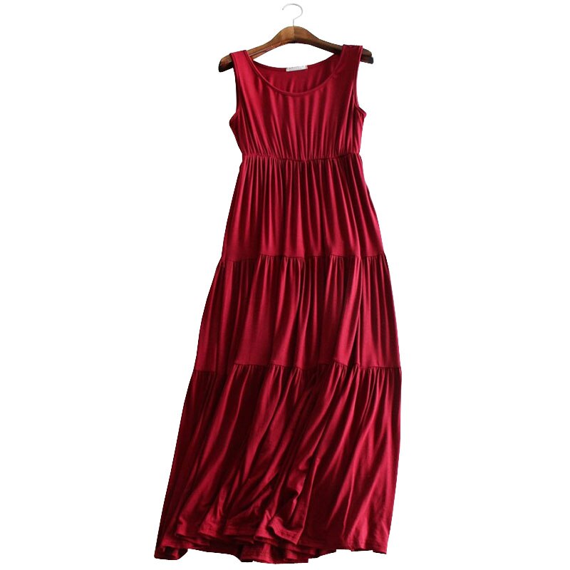 modal Lange Mutterschaft Kleid Schwangerschaft Kleidung Ärmellose Kleider Für Schwangere Frauen Sommer Mutterschaft Kleidung Gravidas Vestidos