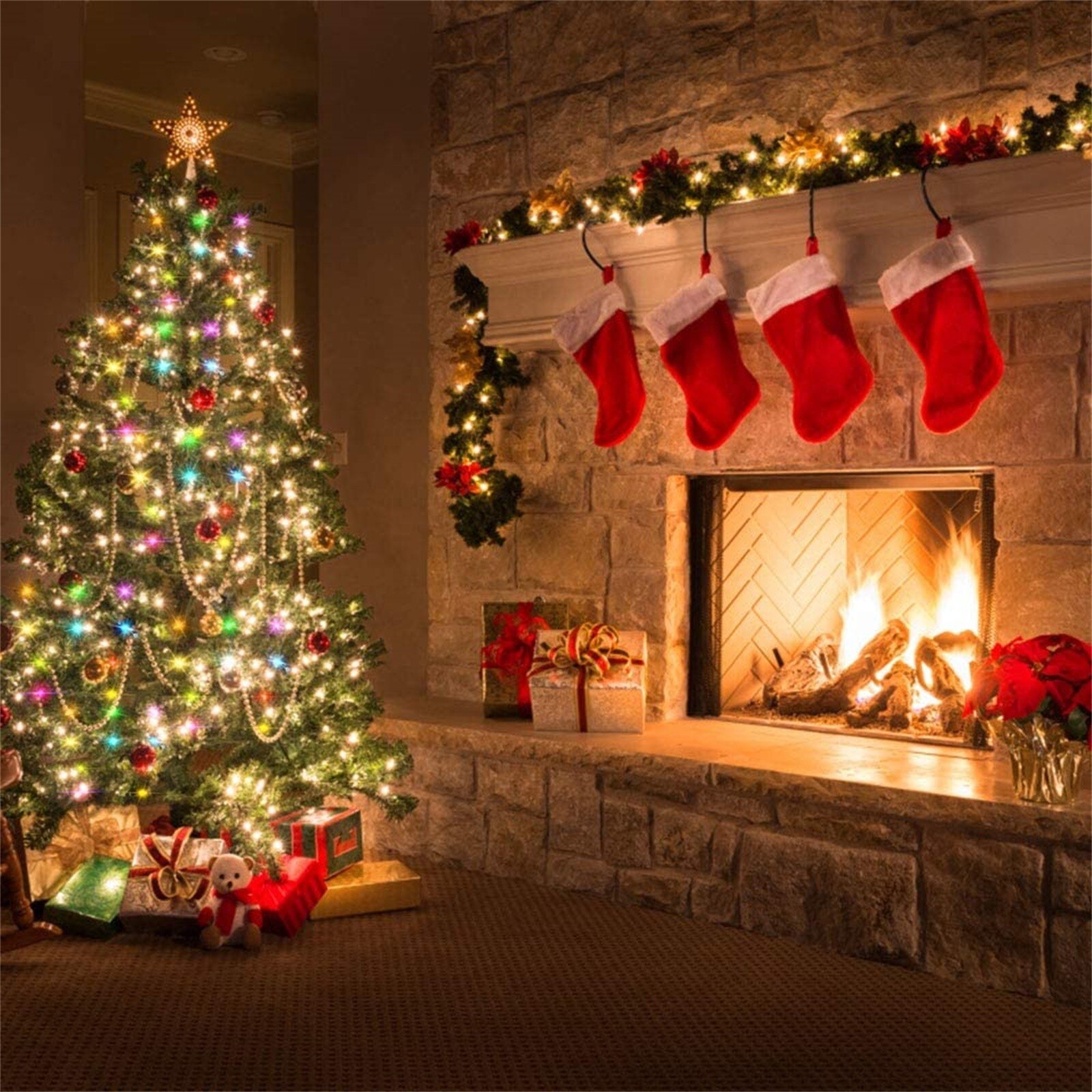 10 Meters With 100 LED Lights Decoration Christmas Fairy Lights Decorative Street Garland Light Outdoor Garden for Bedroom#45