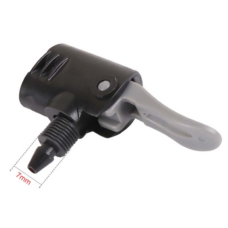 Bike Air Pump Nozzle Hose Adapter Connector Double Head Cycling Bicycle Pump Tool