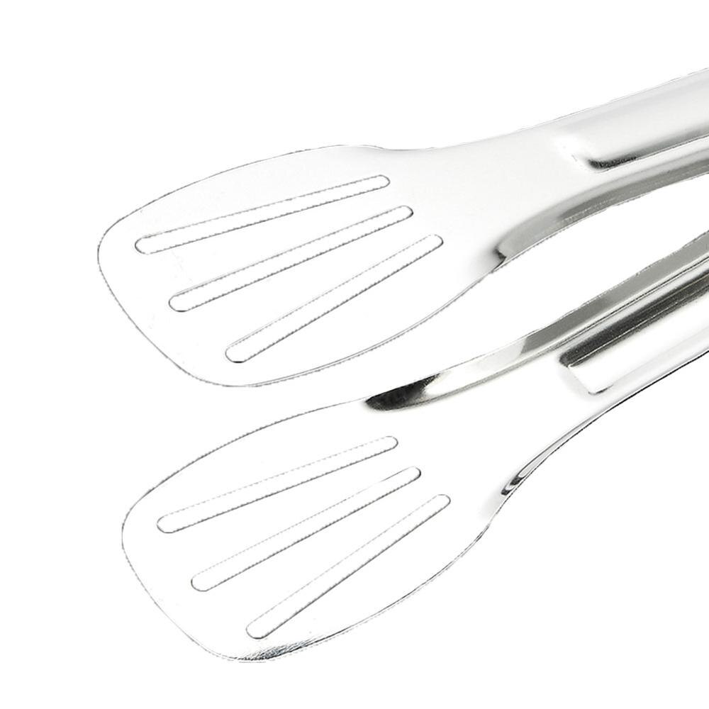 Rostfritt stål mat tång köksredskap buffé matlagningsverktyg anti värme bröd klipp bakverk klämma grill kök tång stål