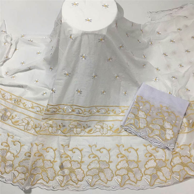 african swiss voile lace in switzerland 5+2yards nigerian lace fabrics latest african laces cotton lace ! LC72688