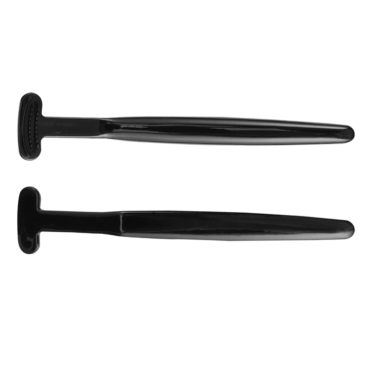 2Pcs Tong Borstel Zwarte Tong Borstel Tong Cleaner Cleaning Tool Cleaner Voor Tong Reinigen