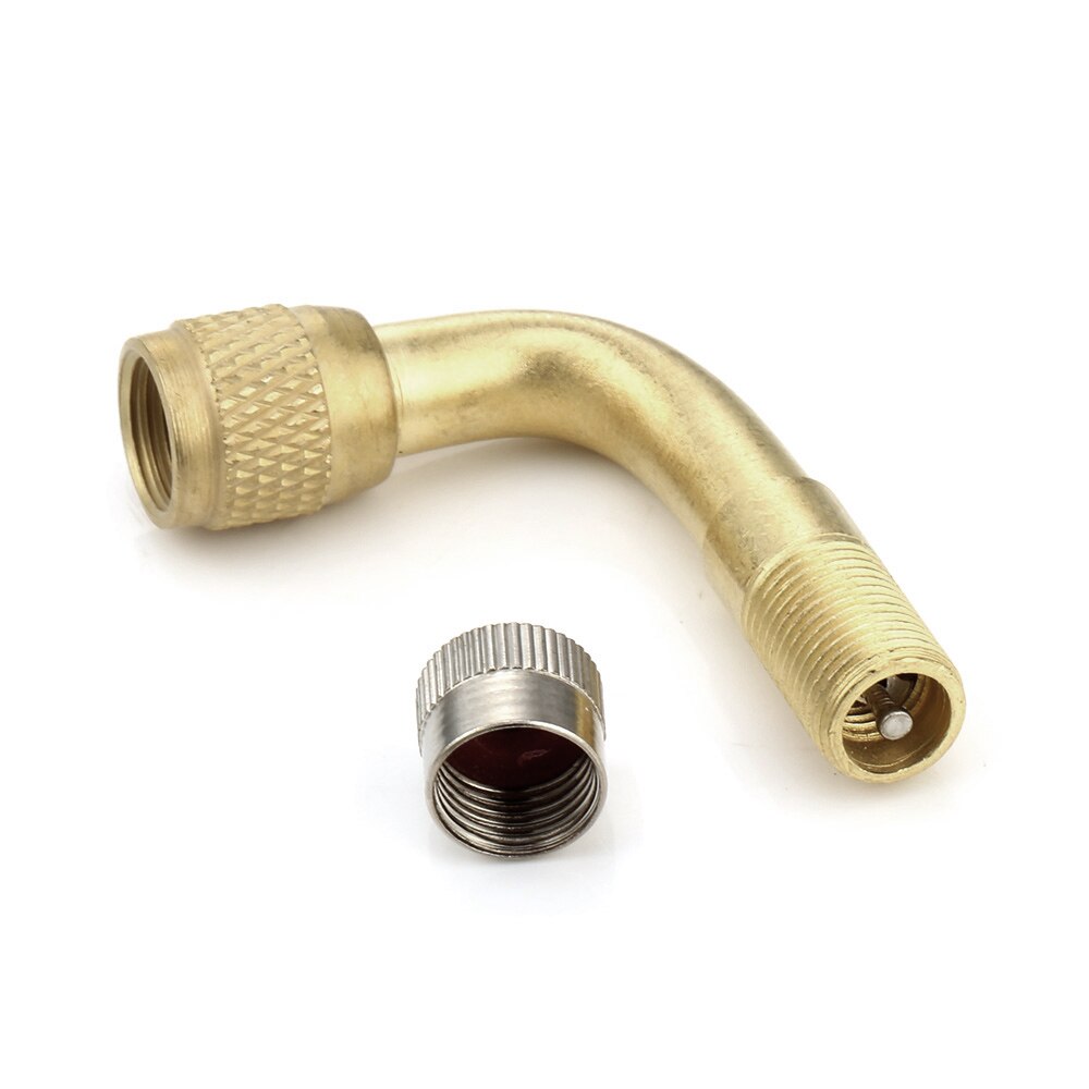 45/90 Degree Angle Brass Air Tyre Valve Schrader Valve Stem with Extension Adapter for Car Truck Motorcycle