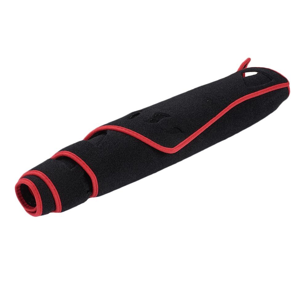 Car Inner Dashboard Cover Carpet Dash Mat Double Anti-Skid Carpet Dash Mat Protector Sunshield Cover for Most Cars