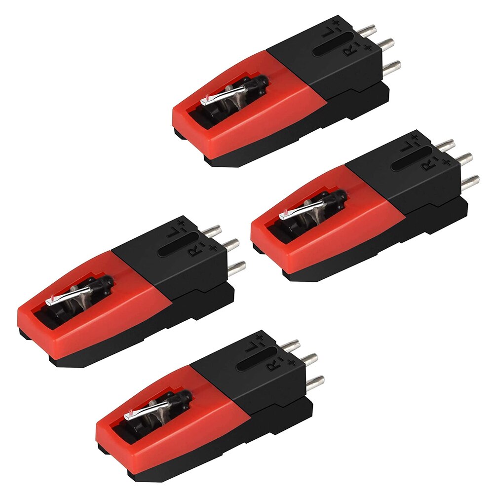 Record Player Needle Universal Ceramic Stylus Replacement Phonograph Needles Lightweight Portable Music Elements: 4Pcs