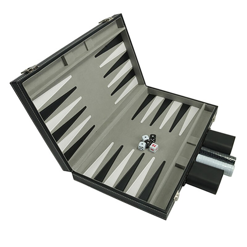 -Backgammon Set - Classic 14.75 Inch Backgammon Sets for Adults Board Game for Antique Backgammon Set Set Family Game Set