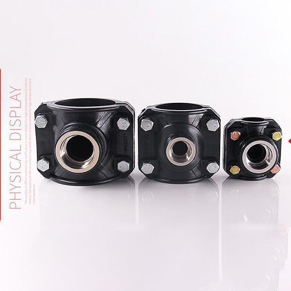 Clamp Saddle Drain Valve RO Water Drain Waste Water Pipe Clamp Saddle Valve Clips 1/4" OD Hose Quick Connection Reverse Osmosis