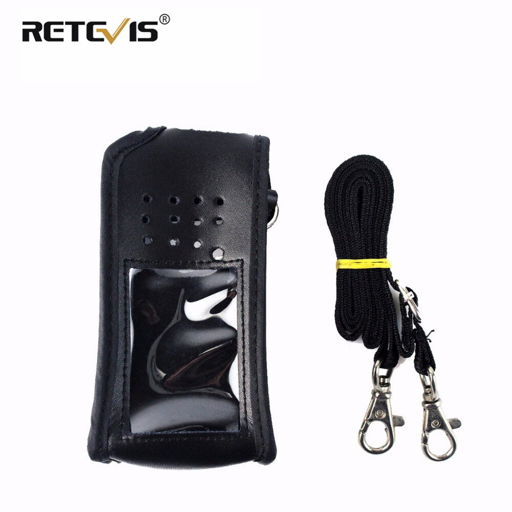 Walkie Talkie Funda de cuero funda, soporte para TYT MD380 MD-380 MD 380 Retevis RT3 RT3S DMR Radio Digital Accesorios