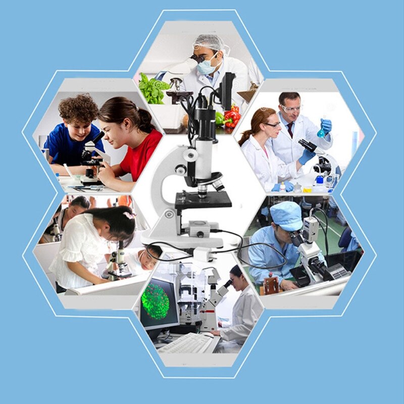 4X 10X 40X 100X Microscope Objective Lens Achromatic Objective Laboratory Biological Microscope parts