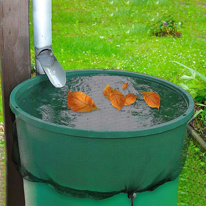 Regenemmer netto omslag emmer insectenbestendig netto hoes watertank schermbescherming hoes regenemmer filter beschermnet