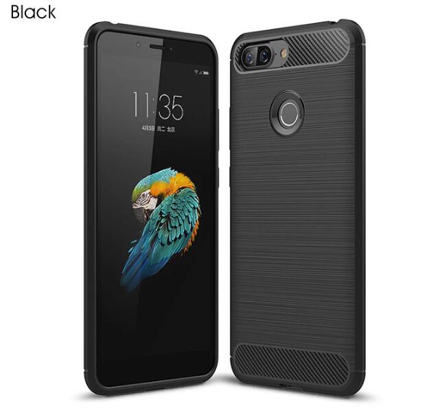 Voor Lenovo S5 Carbon Fiber Cover Anti Klop Silicone Soft TPU Geborsteld voor Lenovo S5 K520 K8 NOTE Z5 Case: For Lenovo K8 Note / black