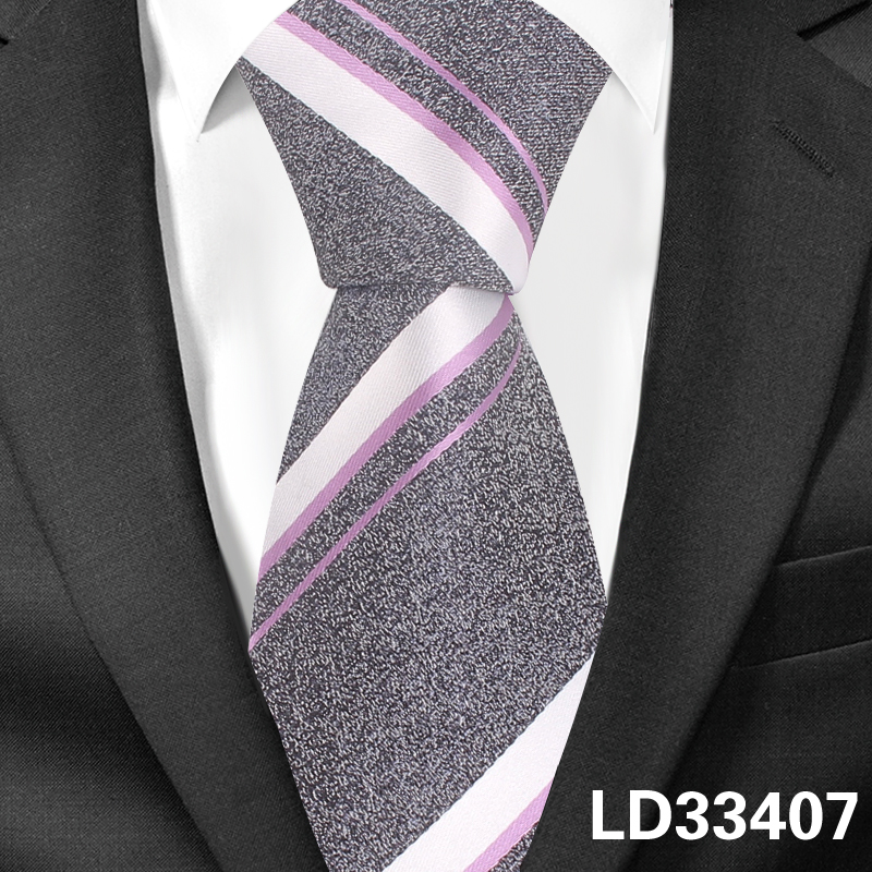 Stripete slips for menn kvinner jacquard floral hals slips for bryllup business dresser magert slips slank menn slips gravatas: Ld33407