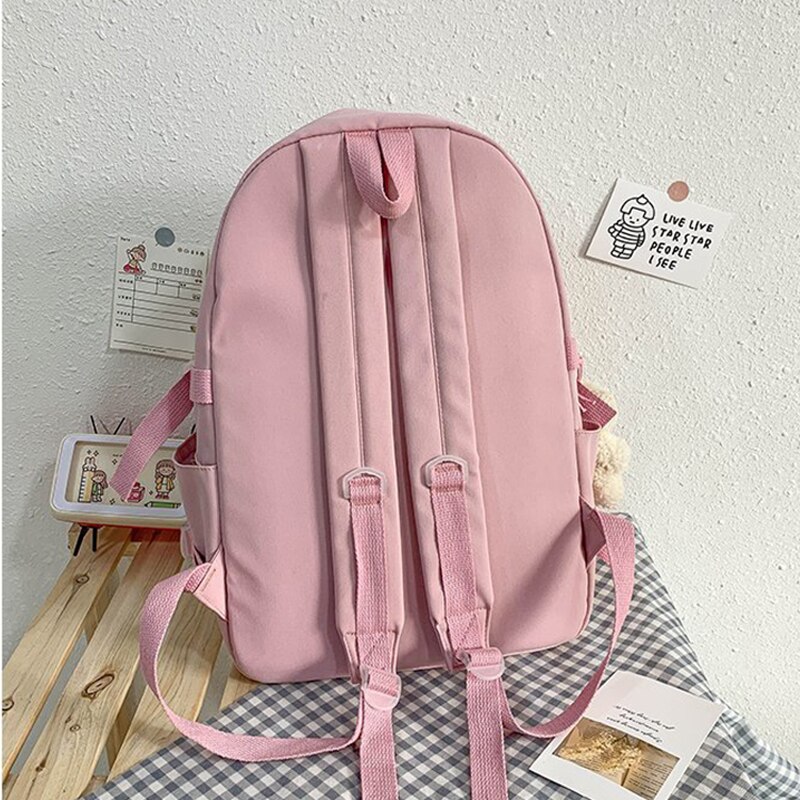 Tieners Rugzakken Voor Meisjes Schooltassen Vrouwen Multipocket Tas Grote Capaciteit Rugzak Mochila Feminina Kawaii Zakken
