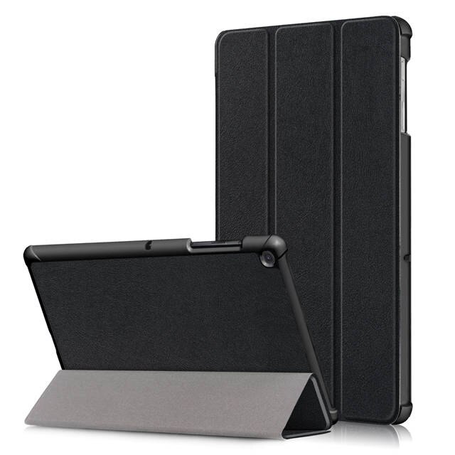 Ultra-thin Magnetic Smart PU Leather Cover for Samsung Galaxy Tab S5e SM-T720 T725 10.5" Tablet Auto Sleep/Wake Funda Case: Black