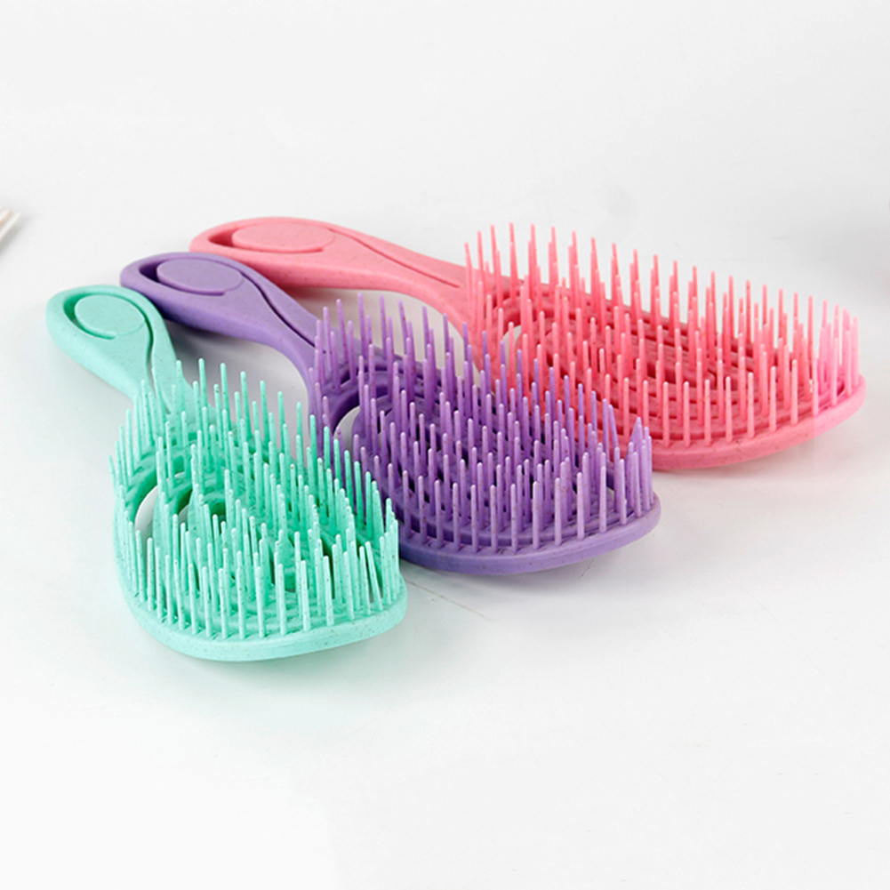 Brosses à cheveux à palette, peigne de Massage pour cuir chevelu, pour cheveux longs, courts, épais, bouclés, lisses et ondulés