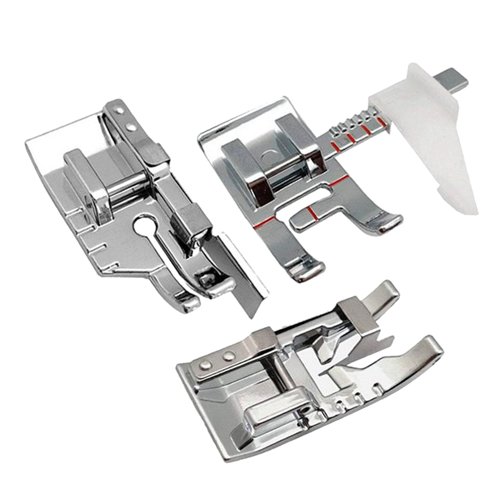 Pied presseur pour Machine à coudre Singer, 3 pièces, accessoires de couture