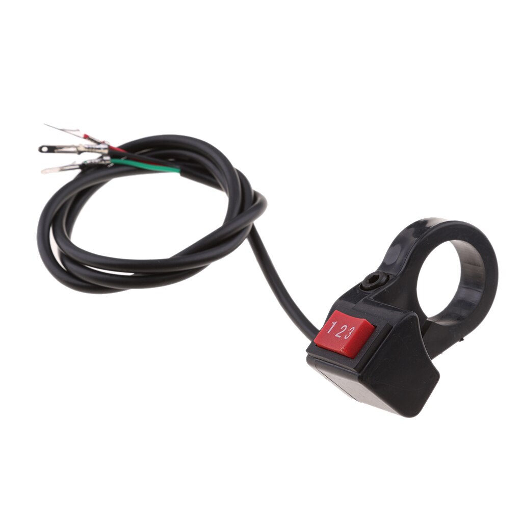 Lenker 3 Geschwindigkeit Position SPDT Schalter Motorrad Elektrische Fahrrad Rolle-Schwarz bürstenlosen Motor- Regler