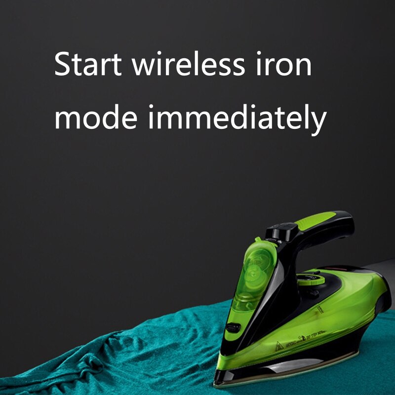 Portable Household Hand-Held Electric Steam Iron with Soleplate Cordless Steamer