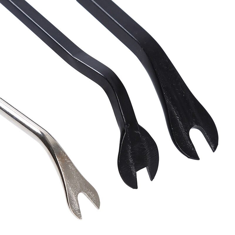 3 stk/sæt clips tang sæt fastener remover combo reparationssæt spænde plast bil dør søm aftrækker trim paneler clip