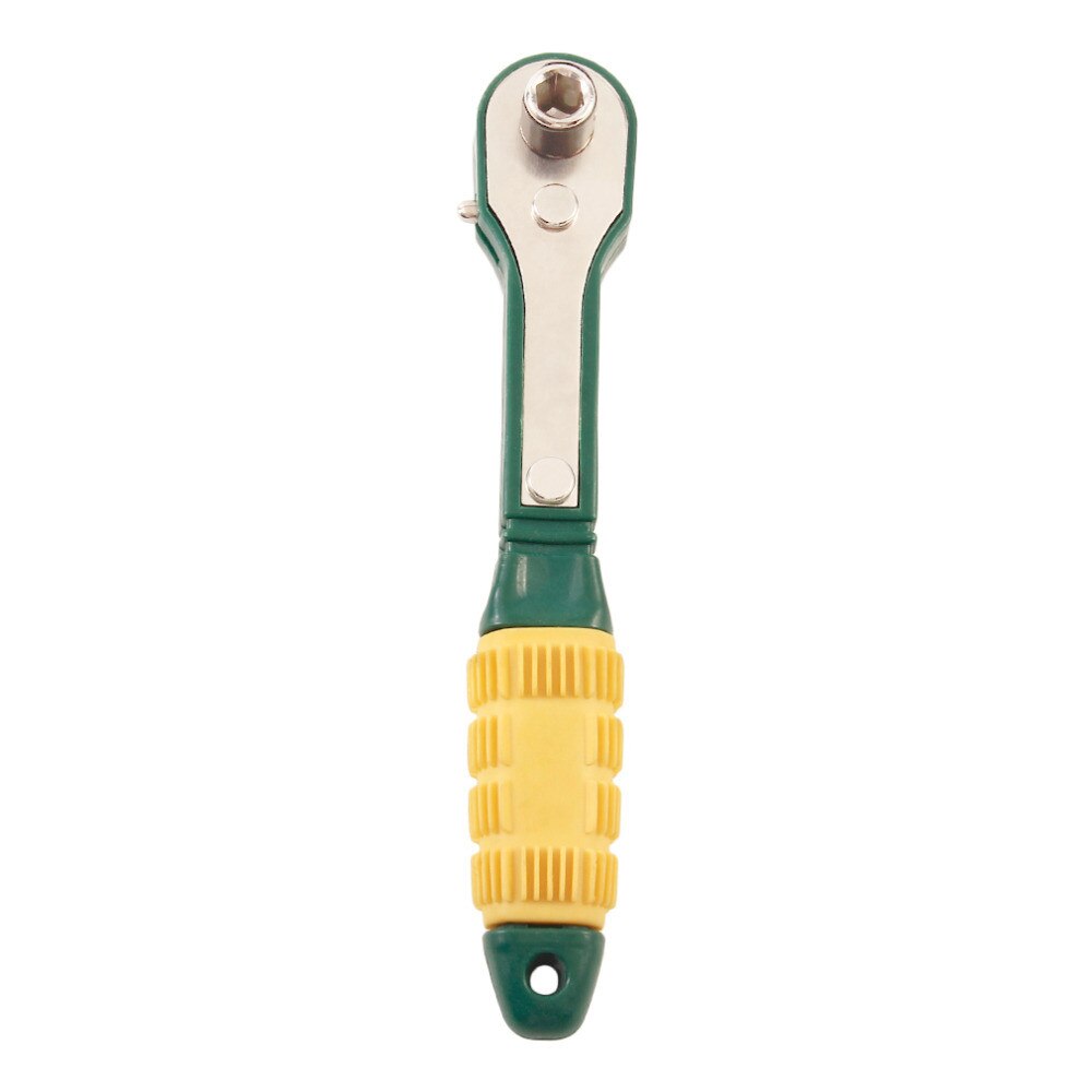 Wrench Tools Mini 1/4 Head Screwdriver Pole 6.35mm Inner Hexagon Ratchet Socket Green Carbon Steel Wrench Home Improvement