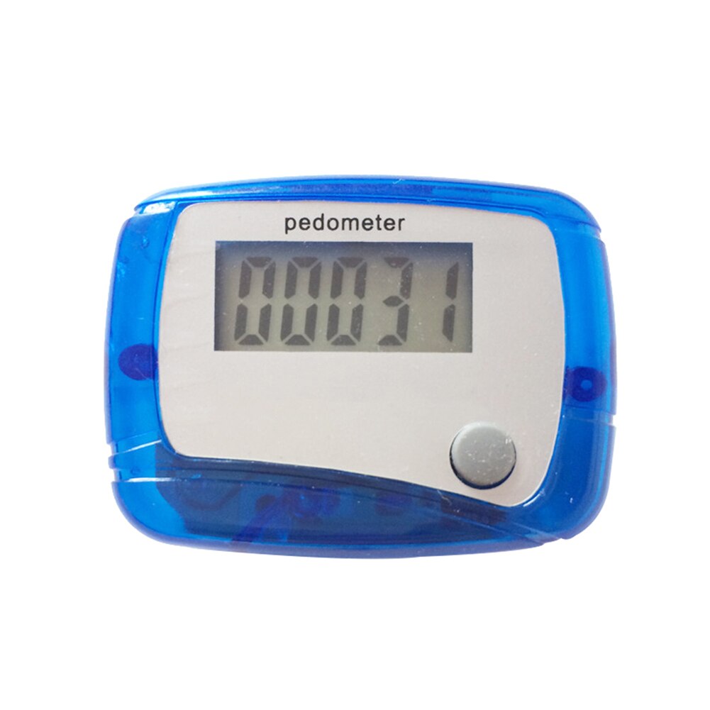 Draagbare Mini Digitale Lcd Stappenteller Sport Wandelen Hardlopen Stap Counter Meter Lcd Een-Knop Running Teller