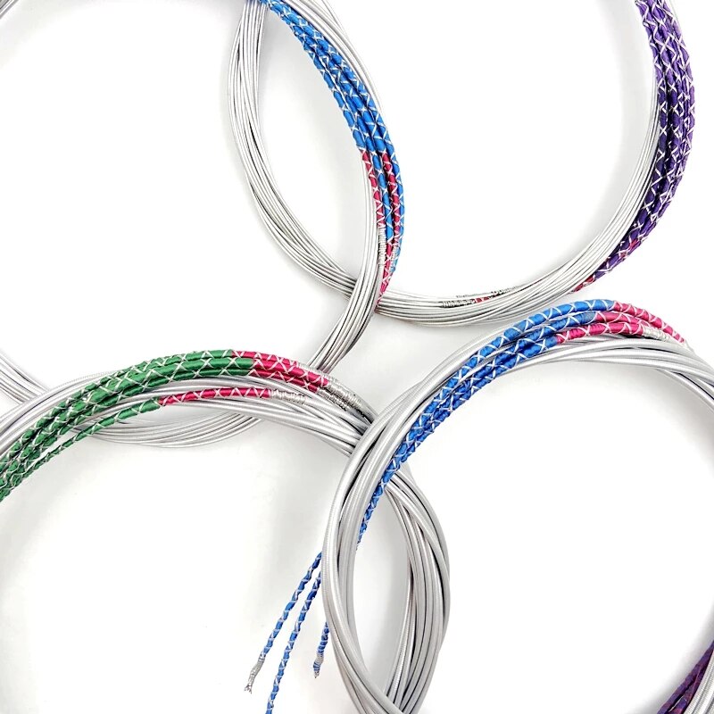 2 sets alloy medium soft viola strings,A-D-G-C viola Strings,viola Parts Accessories fittings