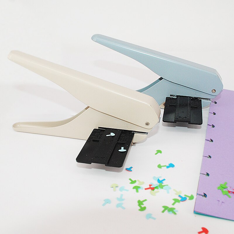 Metal Mushroom Hole Standard Punch T-shape Hole Book Punch Discs Binder Planner Binding Discs DIY Scrapbook Notebook Binder Ring