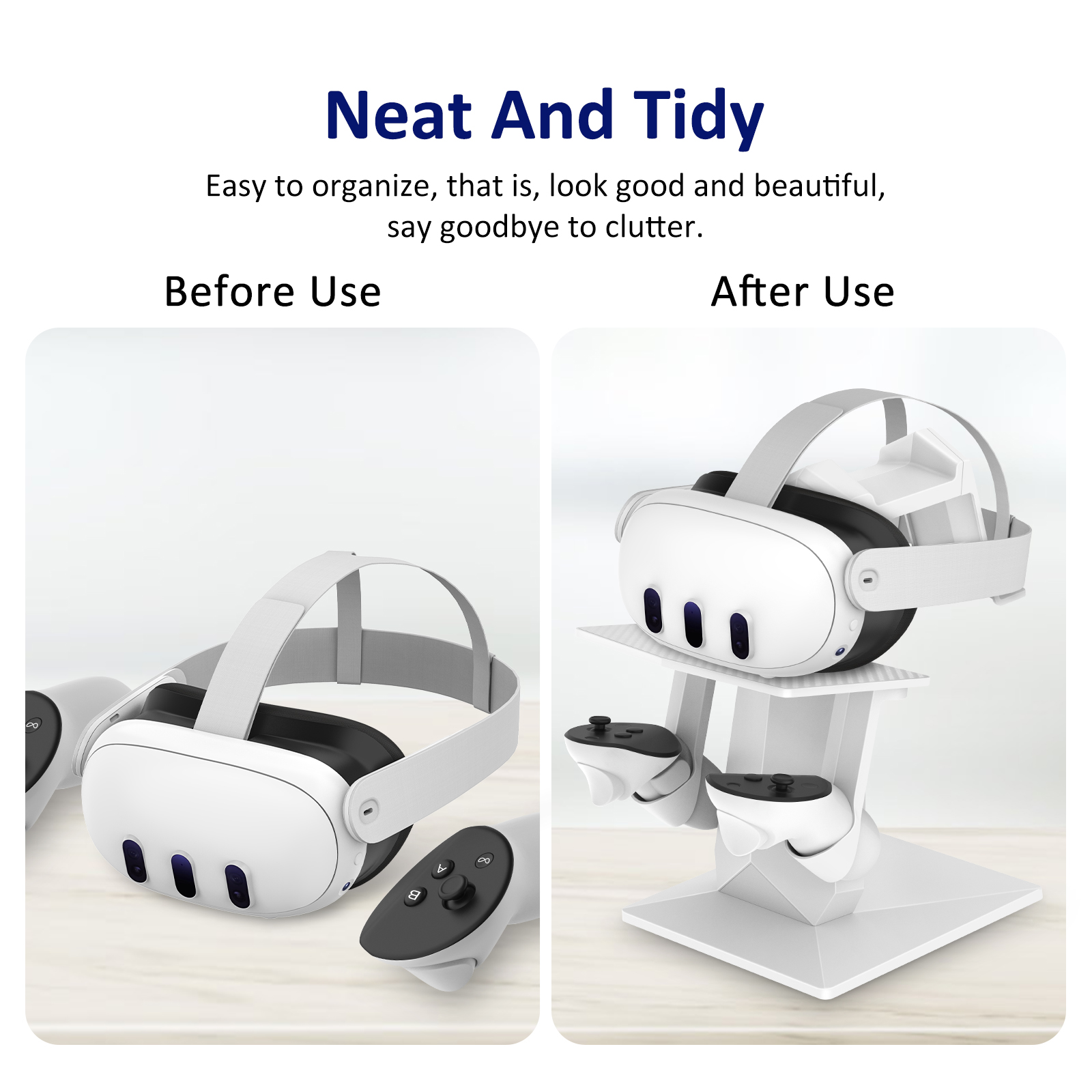 VR-Ständer Anzeige Holdeand Regler für Meta Suche 3/Meta Suche Profi/Oculus Suche 2/Oculus Suche wiederaufladbarer Displayständer